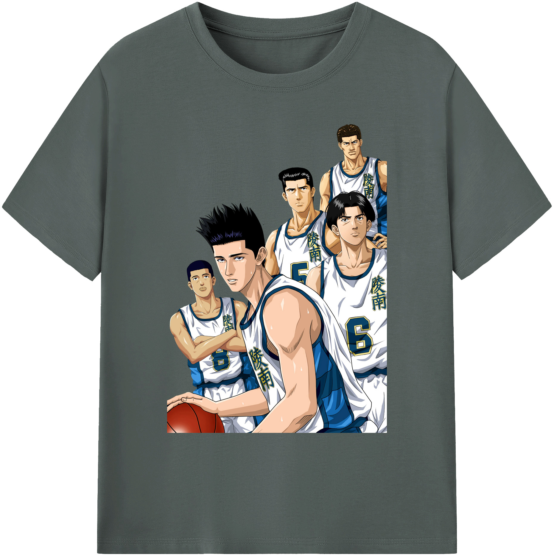 （画像用） SLAM DUNK／スラムダンク 綿100％ メンズ半袖Tシャツ｜肌触りやわらか＆通気性